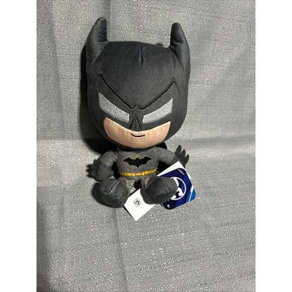 DC Comics Official Justice League Batman 8" Plush Figure Black Gray Superheroes - Picture 2 of 7
